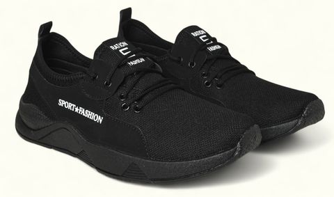 Free Kicks FK-343 Men's Sneakers, Black, Size 6 - Image 7