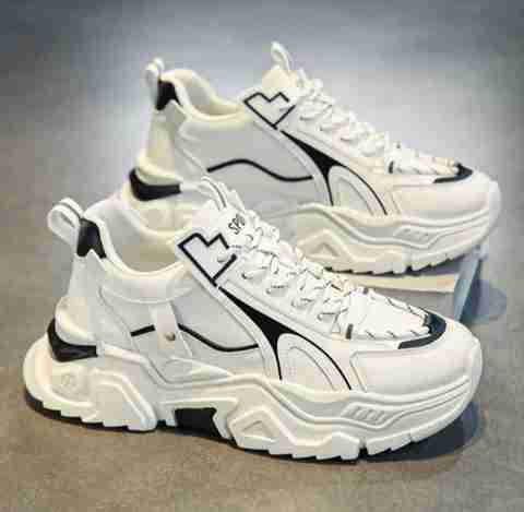 LAXYASH PREMIUM QUALITY SNEAKERS Sneakers For Men (White , 8) - Image 2