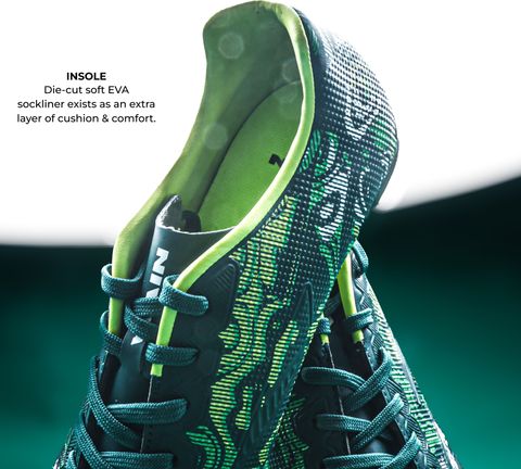 NIVIA Football Stud Shoes for Men, Green, Size 7 - Image 6