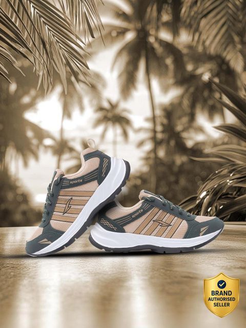 asian Wonder-21 Menâs Running Shoes | Stylish Sneakers for Walk, Gym & Casual Wear Running Shoes For Men (Beige, Olive , 7) - Image 6