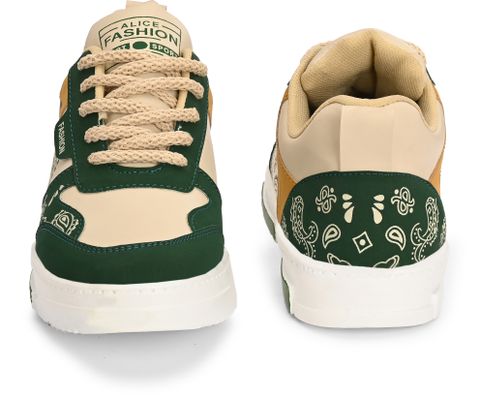 Xtoon Breathable Sneakers for Men (Green, Size 7) - Image 7
