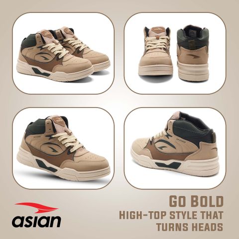 asian tango-11 high top sneakers for men | stylish & sporty casual