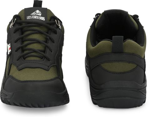 leo's Fitness Shoes for Men (Olive, 7) - Image 8