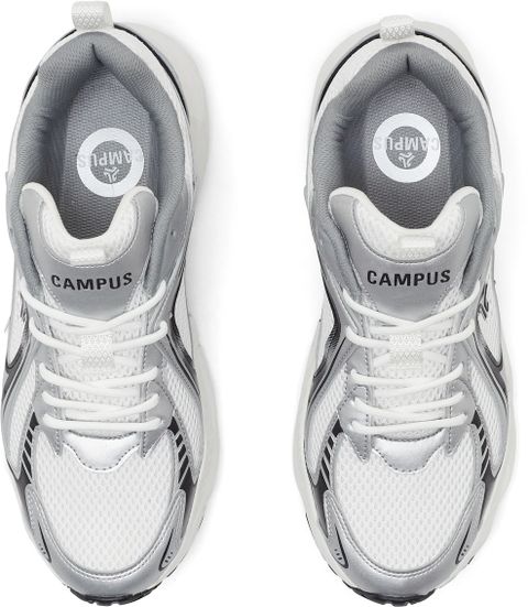 CAMPUS ENCORE Sneakers for Men, White, Size 7 - Image 8
