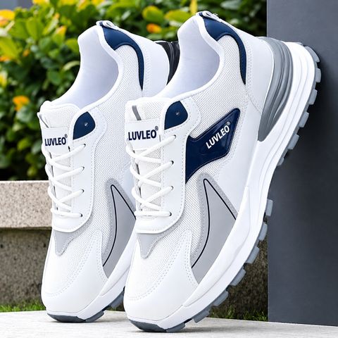 LUVLEO White Sneakers for Men (White, UK 8) - Image 7