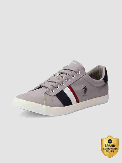 U.S. POLO ASSN. ABOR 3.0 Sneakers for Men (Grey, Size 6) - Image 5