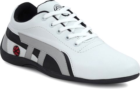 BeeOne Sneakers for Men (White, Size 8) - Image 7