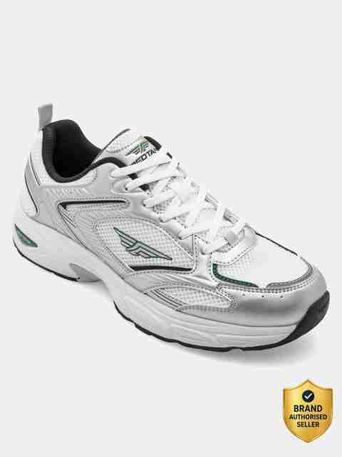 Red Tape Men's Grey Green Casual Sneakers (Size 9) - Image 5