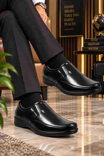 Foxkard Men's Formal Shoes Black (Size 7) - Image 5