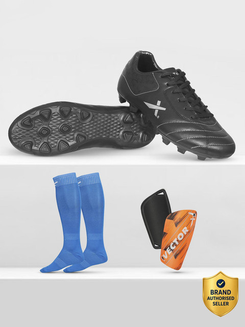 VECTOR X Combo Dynamic 2.0 Shoe With Pair of Shin Guard