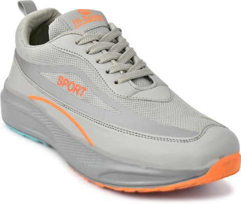 HS HI SPEED RUNNING SPORTS SHOES FOR MEN Sneakers For Men (Grey , 6) - Image 8