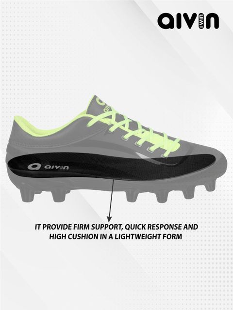 AIVIN Firststrike Football STUD Football Shoes For Men (Black , 8) - Image 8