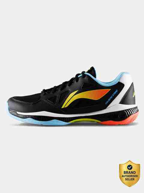 LI-NING Halberd Strike Non-Marking Badminton Shoes (Black, Size 4) - Image 5