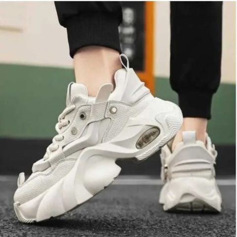 GANARRUK Trending Llifestyle Casual Shoes Sneakers For Men Sneakers For Men (White , 9) - Image 5