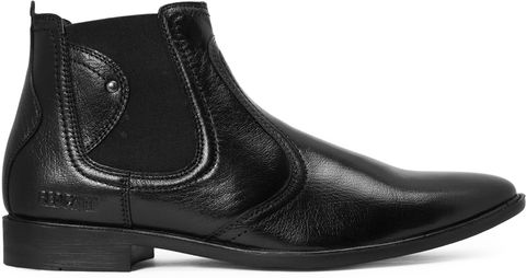 RED CHIEF Genuine Leather Formal Slip-On Boots for Men Black RC3498 001 Boots For Men (Black , 10 UK/India) - Image 7