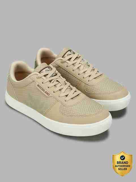WOODLAND Men's Beige Casual Sneakers (Size 7) - Image 5