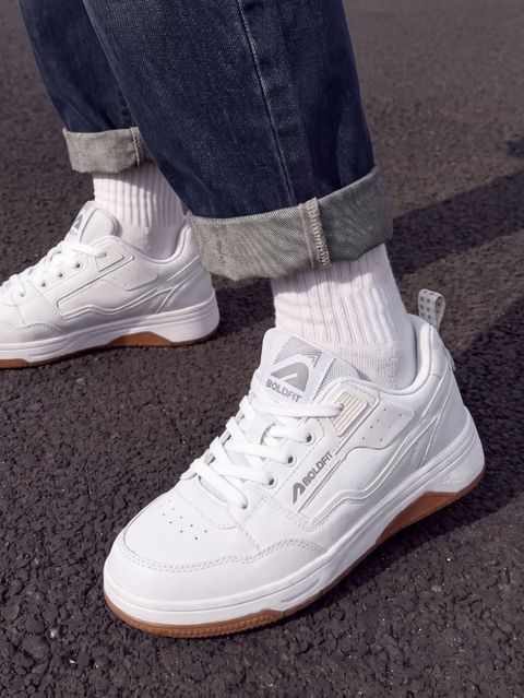 BOLDFIT Tracer Chunky Sneakers White Size 9 - Image 8