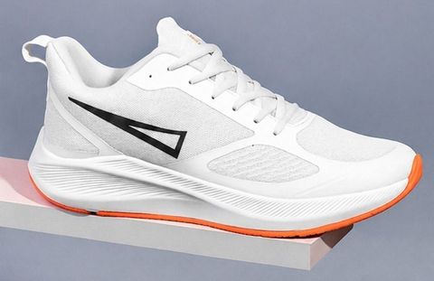 URBANBOX Walking Shoes For Men (White, Orange , 10) - Image 7