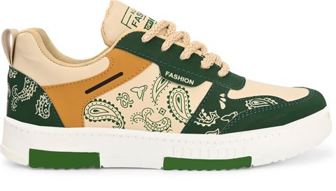 Xtoon Breathable Sneakers for Men (Green, Size 7) - Image 5