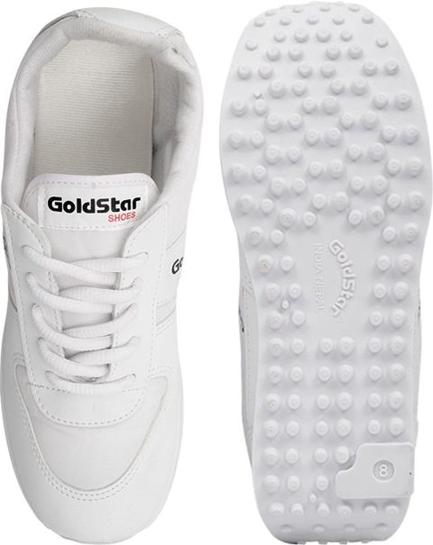 GOLDSTAR PVC'602 Running Shoes For Men (White , 7) - Image 7