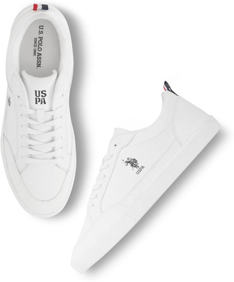U.S. POLO ASSN. LUCIAN 2.0 Sneakers for Men (White, 10) - Image 5