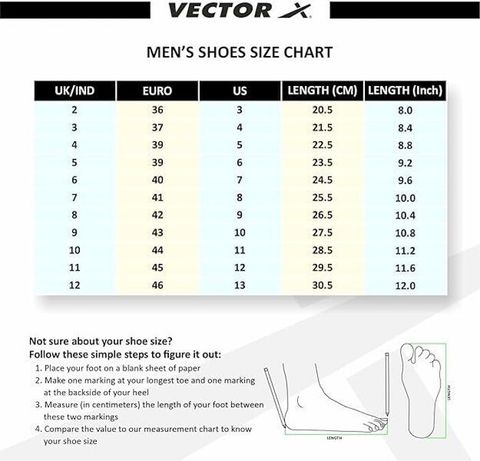 VECTOR X Pull Up Synthetic Leather Upper & Mesh | PVC & Rubber Sole For Allrounder Cricket Shoes For Men (Blue , 6) - Image 7