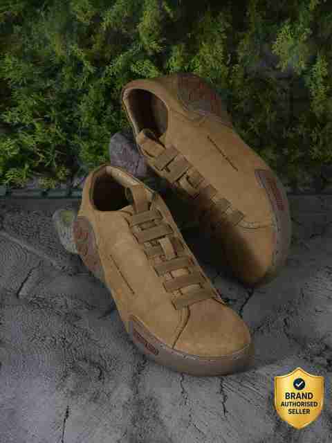 WOODLAND Slip On Lightweight Comfortable Easy Wear Casuals For Men (Camel , 10) - Image 5