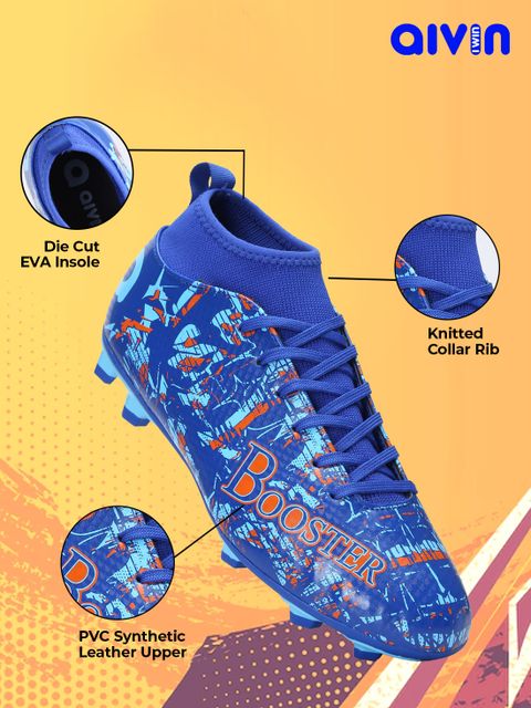 AIVIN Booster Pro Football Shoes For Men (Blue , 6) - Image 6
