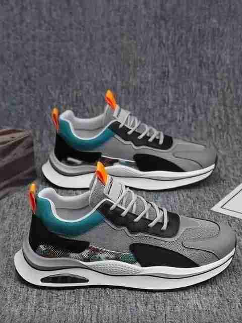 Layasa Men's Running Shoes Grey Size 8 - Image 5