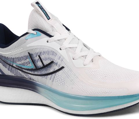 Abros Athleisure Running Shoes for Men (White, 7) - Image 8