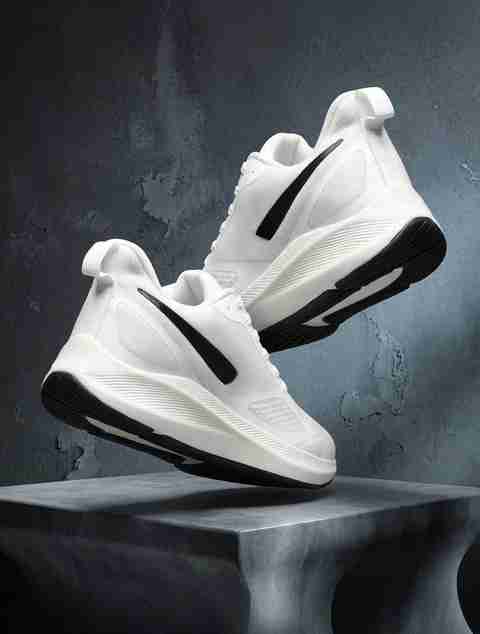 NAYRA CROWN Running Shoes for Men (White, Black, Size 6) - Image 5