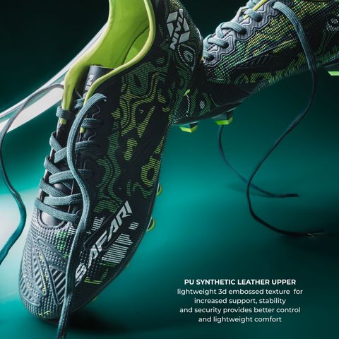 NIVIA Football Stud Shoes for Men, Green, Size 7 - Image 4