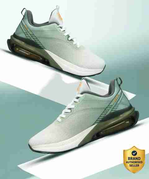Abros QUID PRO Running Shoes for Men (Green, 9) - Image 2
