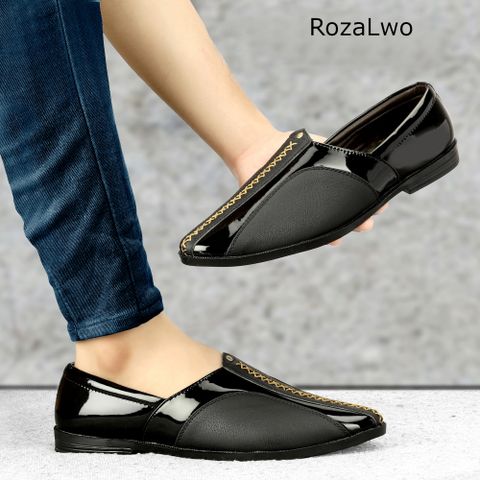 ROZALWO Loafers For Men (Black , 6) - Image 8