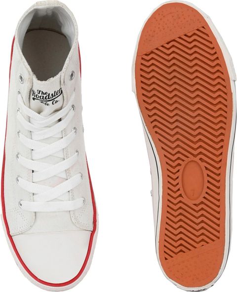 Roadster Lightweight Comfortable Laceup | High Top Casual |Dailywear use Sneakers For Men (White , 8) - Image 4