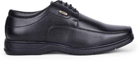 LIBERTY Fortune HOL-131E Formal Slip-on Shoes With PU Upper | PVC Sole Lacing Derby For Men (Black , 9) - Image 7