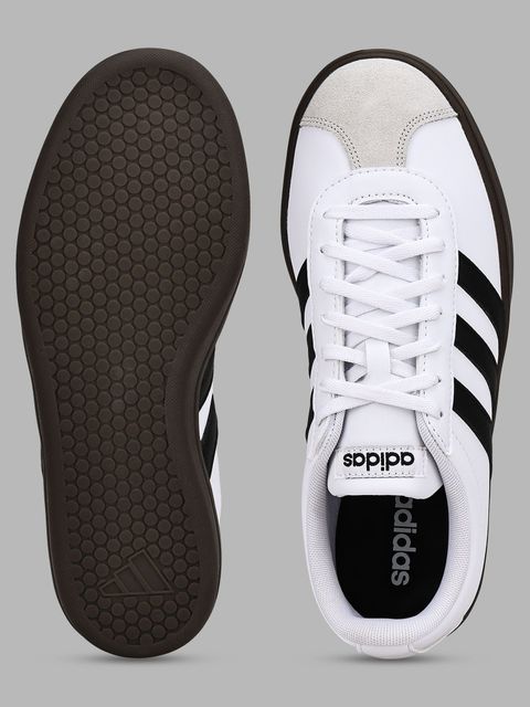 ADIDAS VL COURT BASE IKD Sneakers For Men (White , 6) - Image 6
