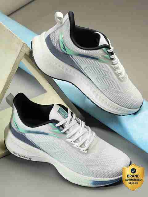 Asian Hypercushion-01 Training & Gym Shoes for Men (White, Blue, 9) - Image 5