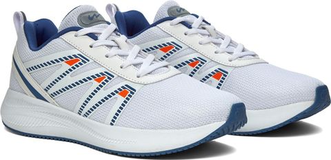 CAMPUS WENDIGO Men's Sports Shoes | Memory Insole & Ultra-Soft Mesh Upper | Lace-Up Running Shoes For Men (White , 6) - Image 6