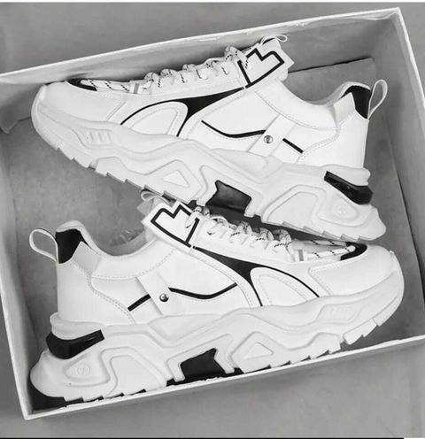 LAXYASH PREMIUM QUALITY SNEAKERS Sneakers For Men (White , 8) - Image 4