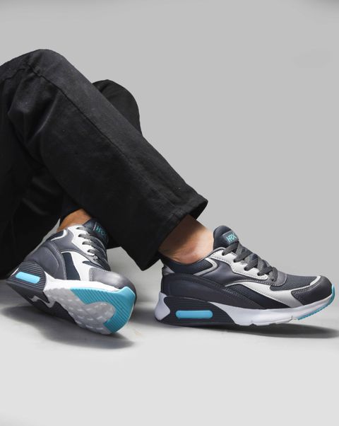 HRX by Hrithik Roshan HRX HRX-1003 Grey Lightweight Training Shoes (8) - Image 6