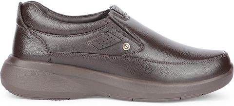 LIBERTY E823-04 Slip-on Casual Shoes Brown Size 8 - Image 6