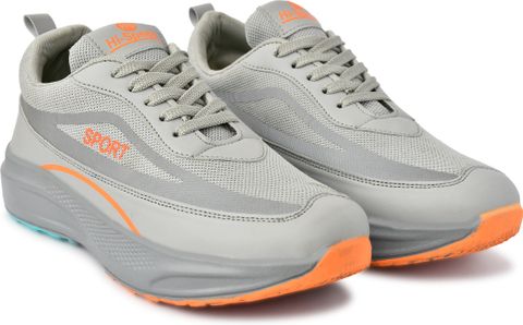 HS HI SPEED RUNNING SPORTS SHOES FOR MEN Sneakers For Men (Grey , 6) - Image 7