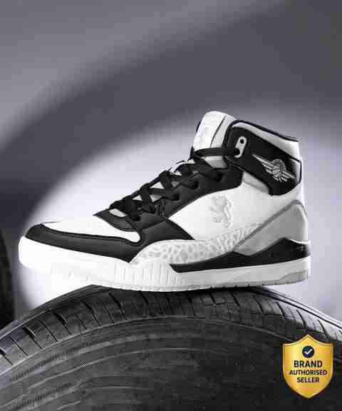 RED TAPE Casual Sneaker Shoes for Men (Black, White, 9) - Image 2