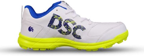 DSC Beamer Cricket Shoes for Men (White, Size 9) - Image 8