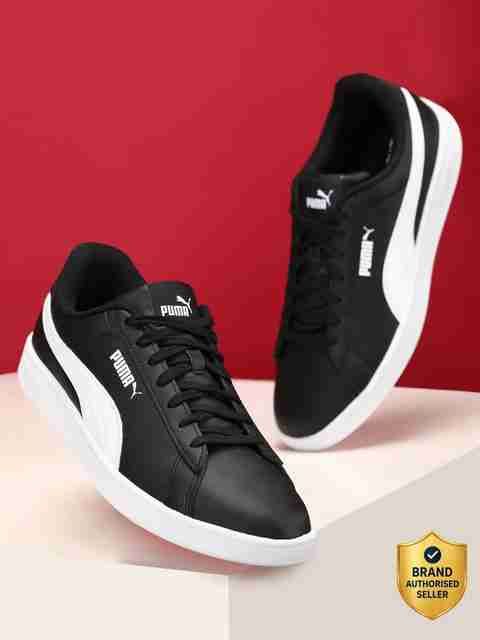 puma mens puma smash perforated trainers