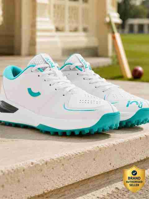 Ten x you Criclite Cricket Shoes For Unisex (White , 9) - Image 5