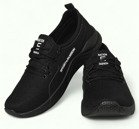 Free Kicks FK-343 Men's Sneakers, Black, Size 6 - Image 6