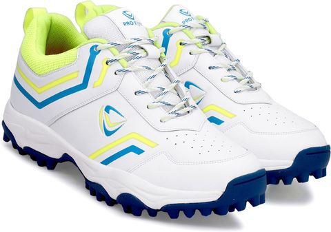 PRO KVH Men's Cricket Shoes White Green Size 8 - Image 7