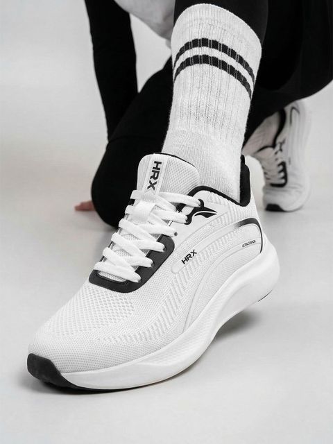 HRX by Hrithik Roshan HRX Lightweight,Comfortable,Trendy,Breathable, Sports Running Shoes For Men (White, Black , 6) - Image 6